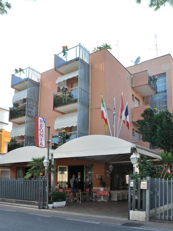 Hotel Peonia Rímini Exterior foto